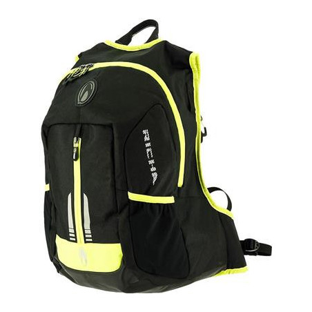 MOCHILA RICHA PADDOCK - PRETO/AMRELO FLUO