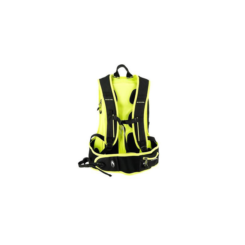 MOCHILA RICHA PADDOCK - PRETO/AMRELO FLUO
