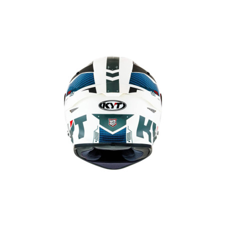 CAPACETE KYT TT-REVO FUSELAGE - AZUL/VERMELHO