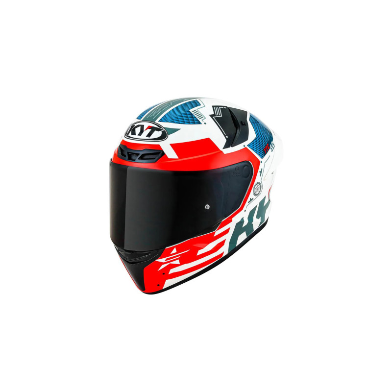 CAPACETE KYT TT-REVO FUSELAGE - AZUL/VERMELHO