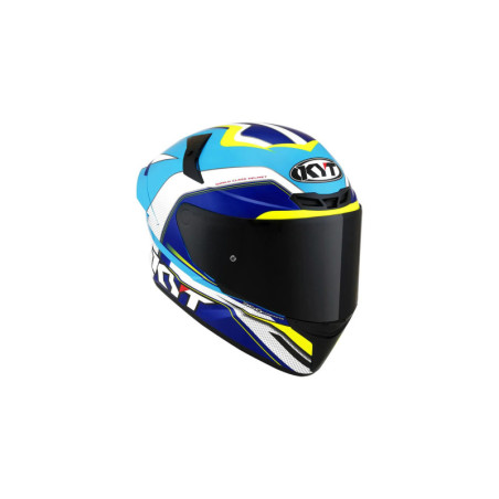 CAPACETE KYT TT-REVO GRAND PRIX- BRANCO/AZUL CLARO