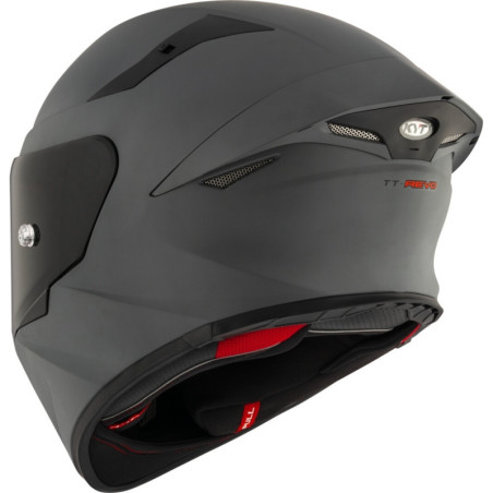 CAPACETE KYT TT-REVO PLAIN - CINZENTO MATT