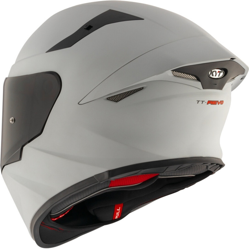 CAPACETE KYT TT-REVO PLAIN - CINZENTO CLARO MATT