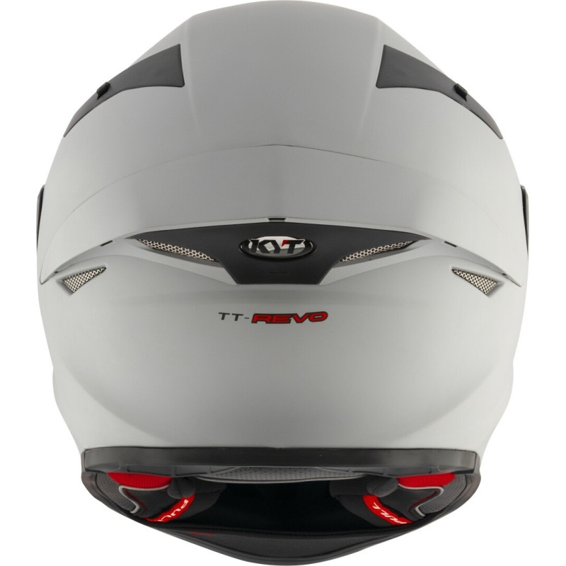 CAPACETE KYT TT-REVO PLAIN - CINZENTO CLARO MATT