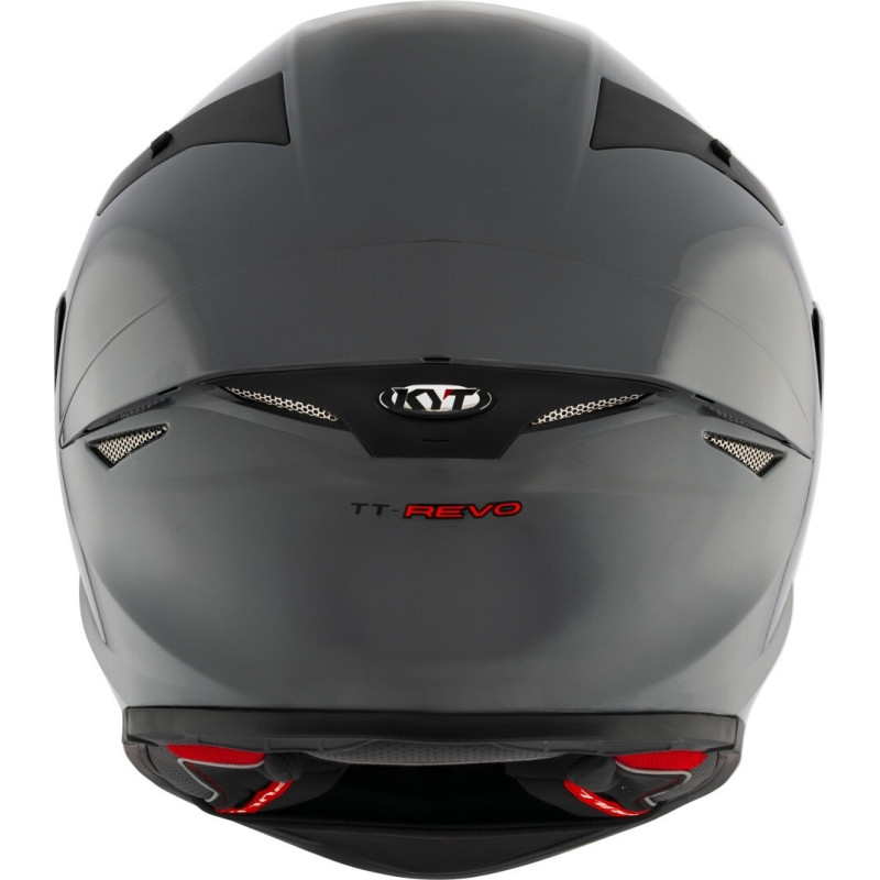 CAPACETE KYT TT-REVO PLAIN - CINZENTO