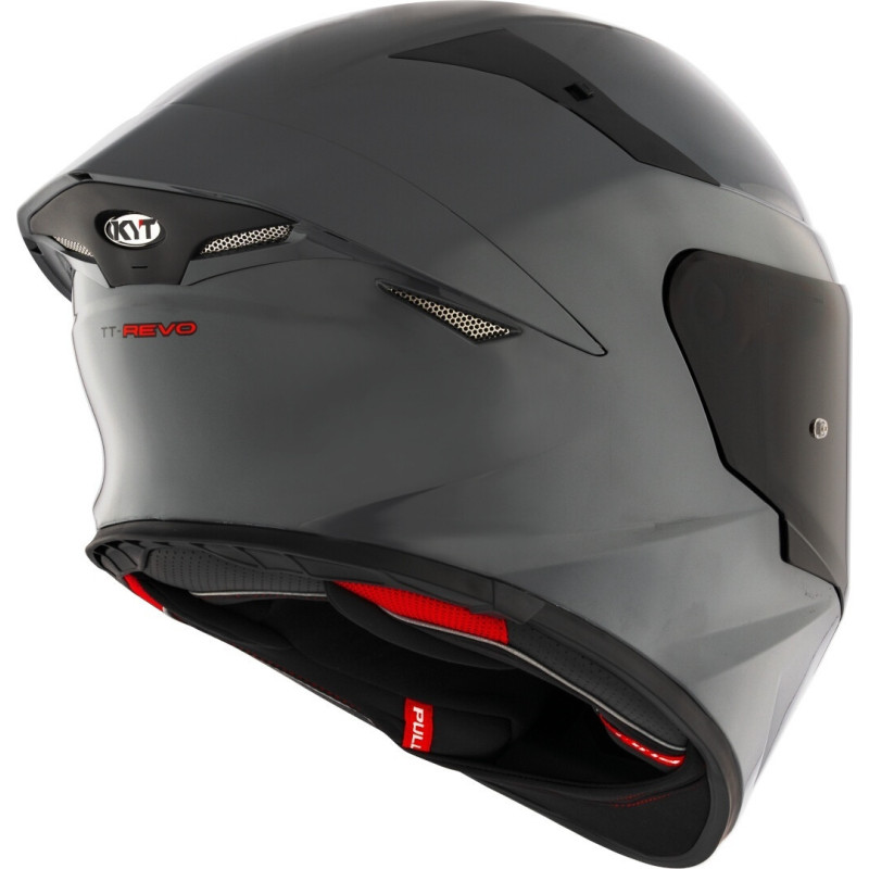 CAPACETE KYT TT-REVO PLAIN - CINZENTO