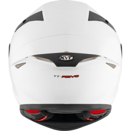 CAPACETE KYT TT-REVO PLAIN - BRANCO