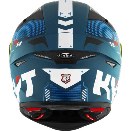 CAPACETE KYT TT-REVO FUSELAGE - AZUL/AMARELO