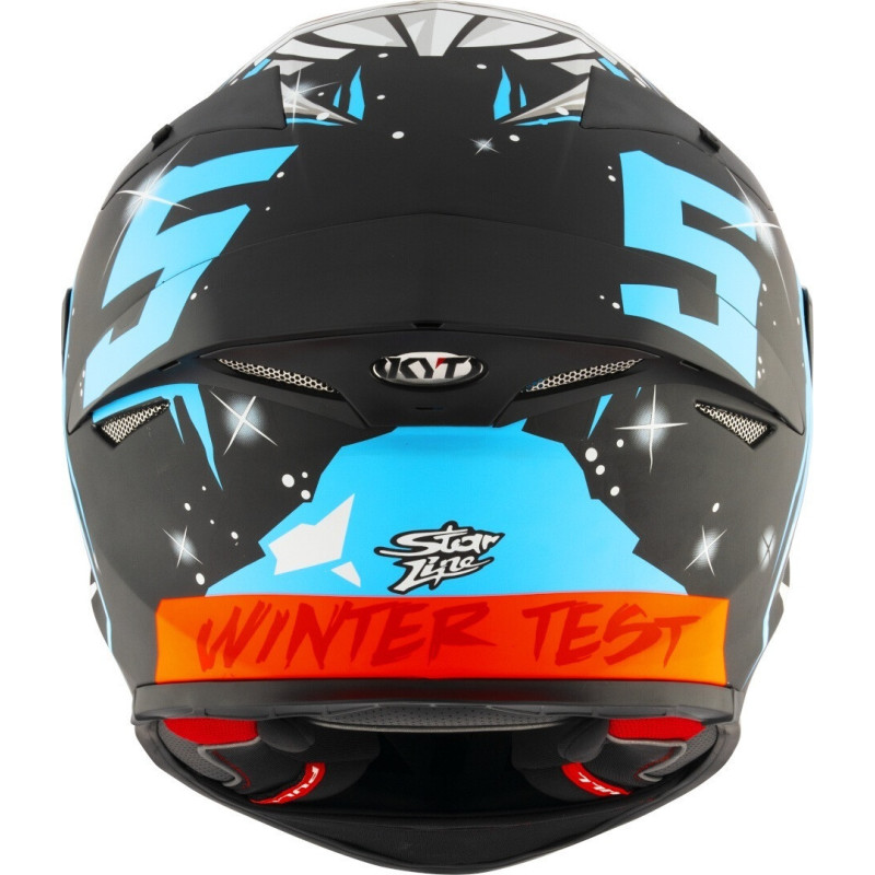 CAPACETE KYT TT-REVO MASIA REPLICA - AZUL/PRETO