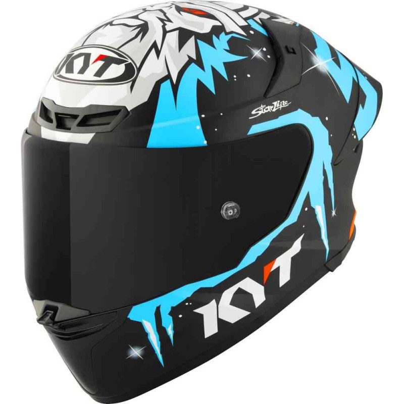 CAPACETE KYT TT-REVO MASIA REPLICA - AZUL/PRETO