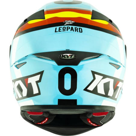 CAPACETE KYT TT-REVO LEOPARD - AZUL/AMARELO
