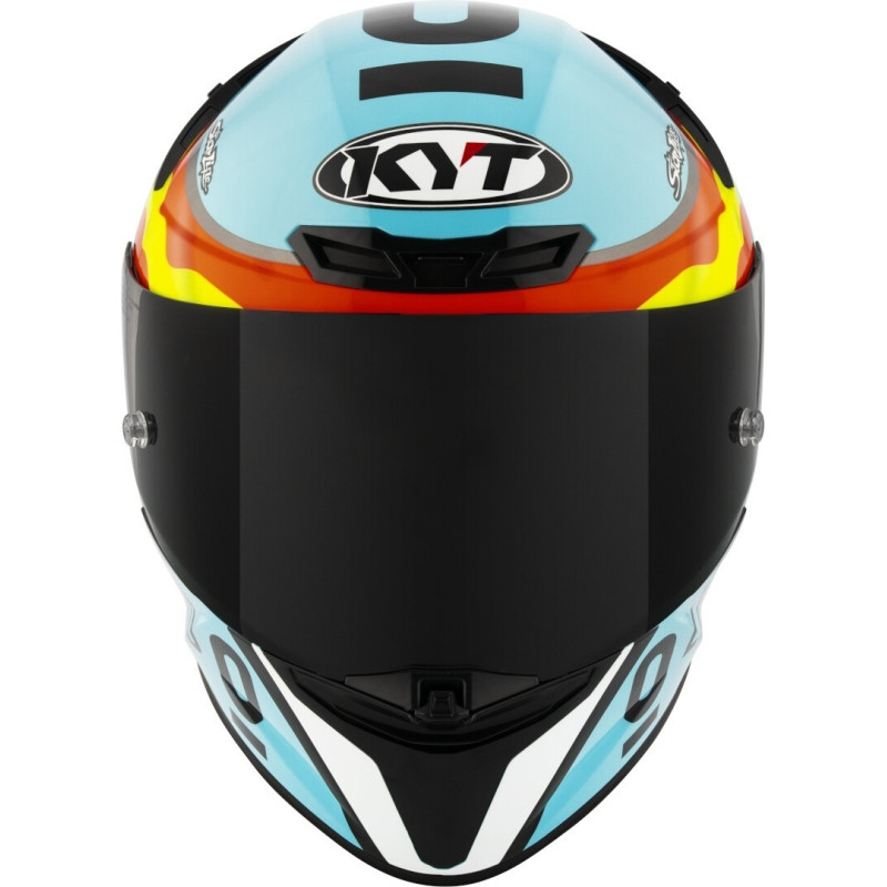 CAPACETE KYT TT-REVO LEOPARD - AZUL/AMARELO