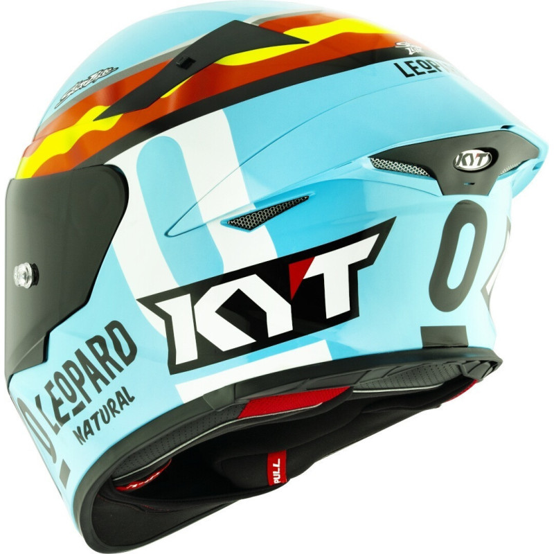 CAPACETE KYT TT-REVO LEOPARD - AZUL/AMARELO