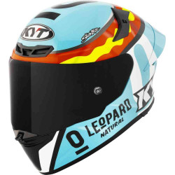 CAPACETE KYT TT-REVO LEOPARD - AZUL/AMARELO