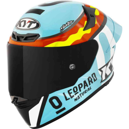 CAPACETE KYT TT-REVO LEOPARD - AZUL/AMARELO