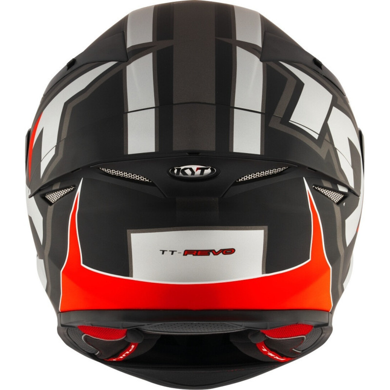 CAPACETE KYT TT-REVO ELECTRON - PRETO/VERMELHO