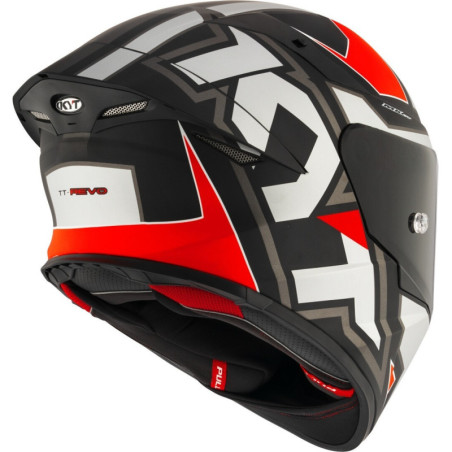 CAPACETE KYT TT-REVO ELECTRON - PRETO/VERMELHO