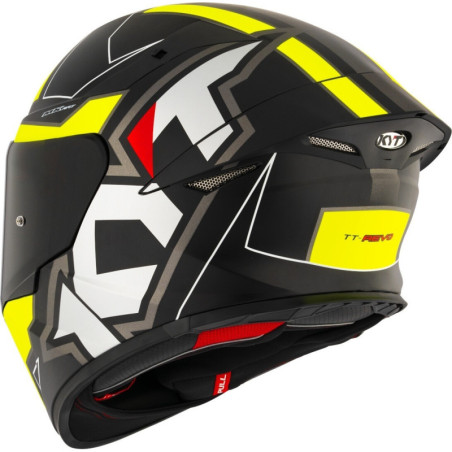 CAPACETE KYT TT-REVO ELECTRON - PRETO/AMARELO
