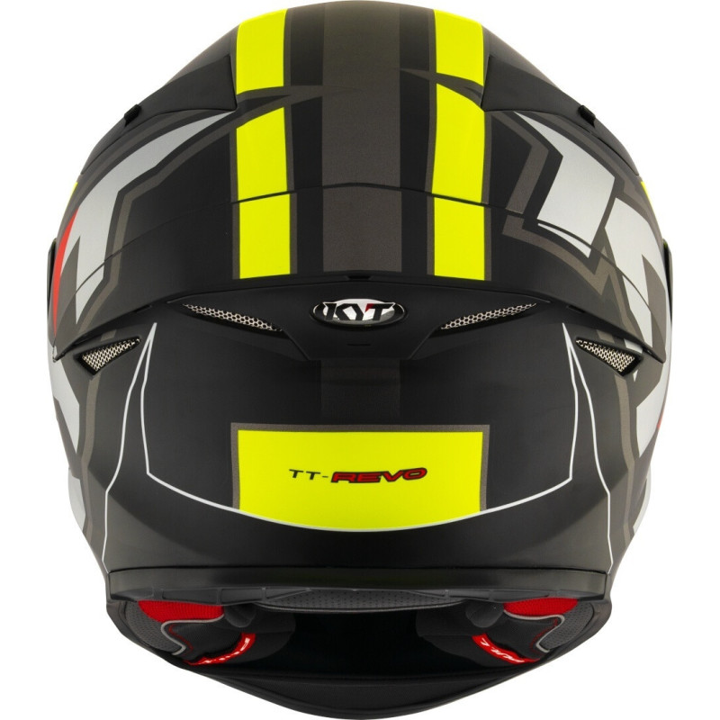 CAPACETE KYT TT-REVO ELECTRON - PRETO/AMARELO