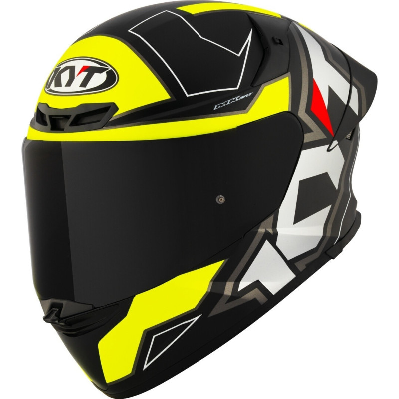 CAPACETE KYT TT-REVO ELECTRON - PRETO/AMARELO