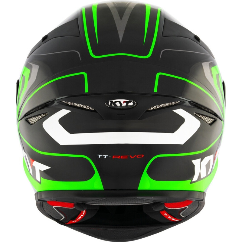 CAPACETE KYT TT- REVO OVERTECH - PRETO/VERDE