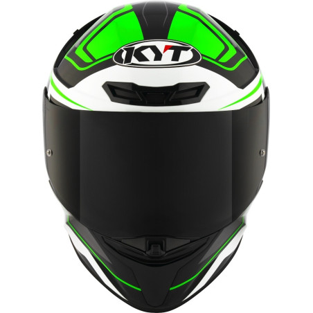 CAPACETE KYT TT- REVO OVERTECH - PRETO/VERDE
