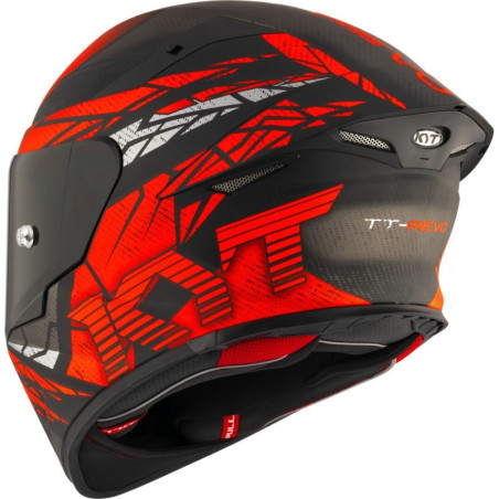 CAPACETE KYT TT-REVO COMBUSTION - VERMELHO