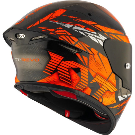 CAPACETE KYT TT-REVO COMBUSTION - LARANJA