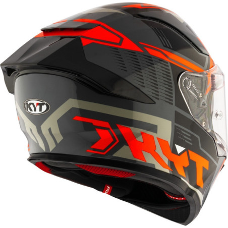 CAPACETE KYT R2R OCTANE - LARANJA
