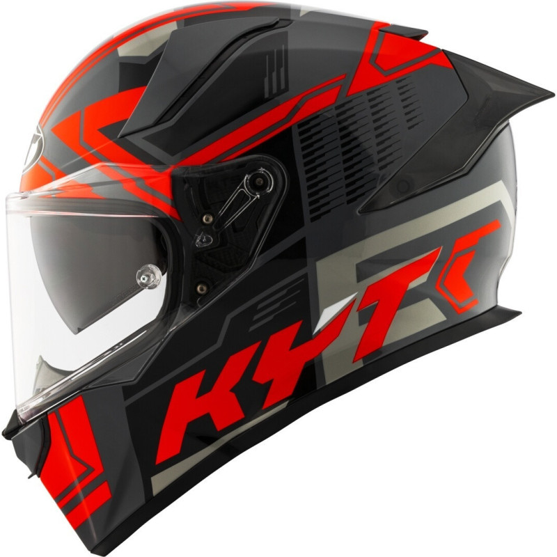 CAPACETE KYT R2R OCTANE - VERMELHO