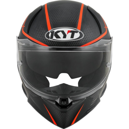 CAPACETE KYT R2R CONCEPT MATT - PRETO/VERMELHO