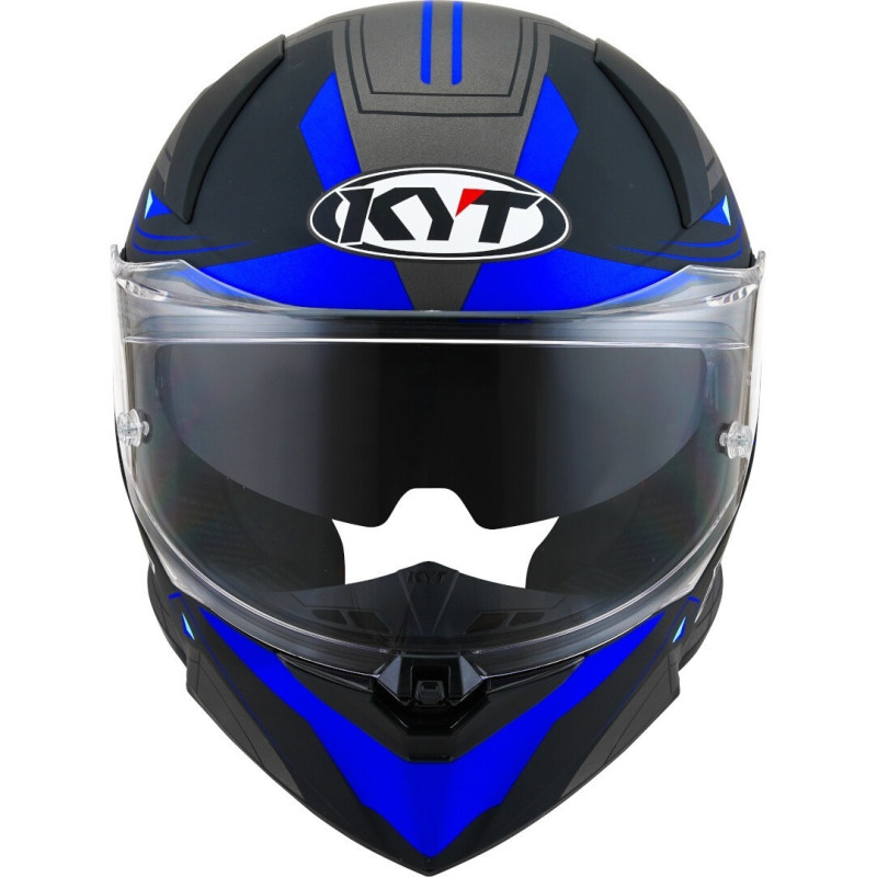 CAPACETE KYT R2R LED MATT - PRETO/AZUL