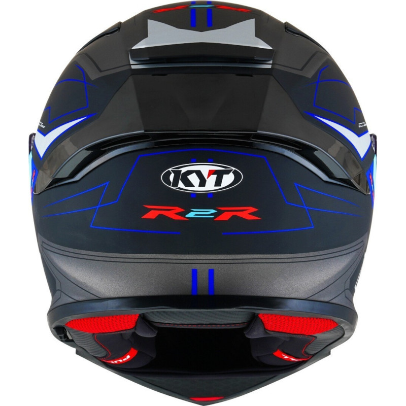 CAPACETE KYT R2R LED MATT - PRETO/AZUL