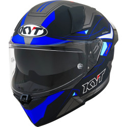 CAPACETE KYT R2R LED MATT - PRETO/AZUL