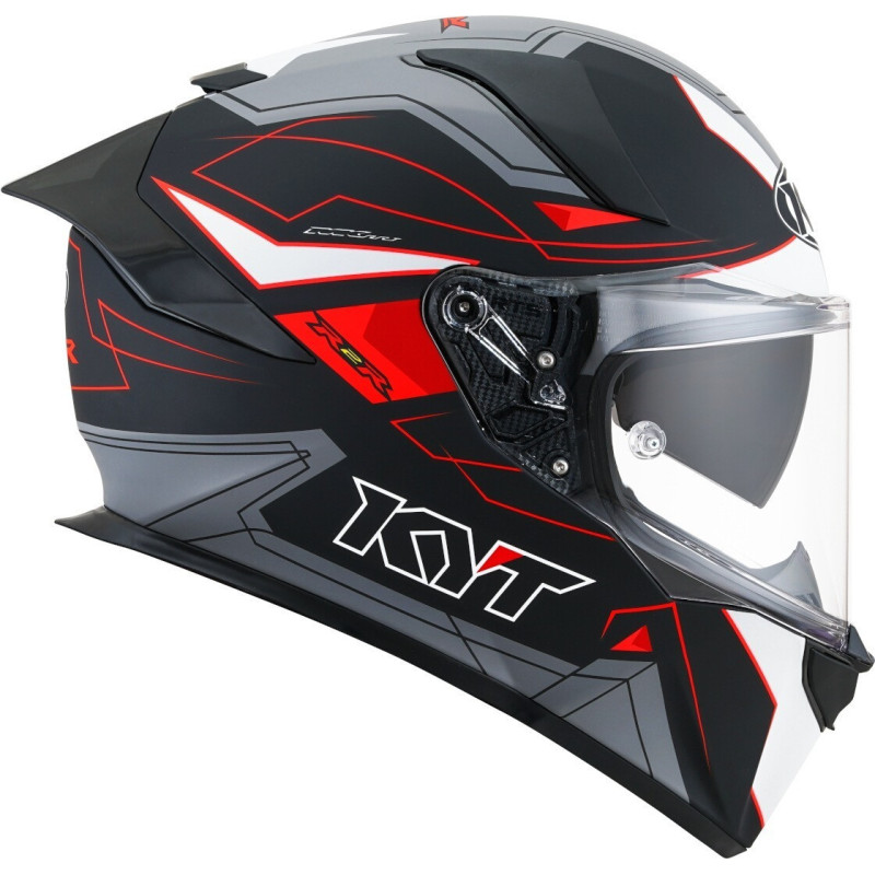 CAPACETE KYT R2R LED MATT - PRETO/CINZENTO