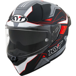 CAPACETE KYT R2R LED MATT - PRETO/CINZENTO