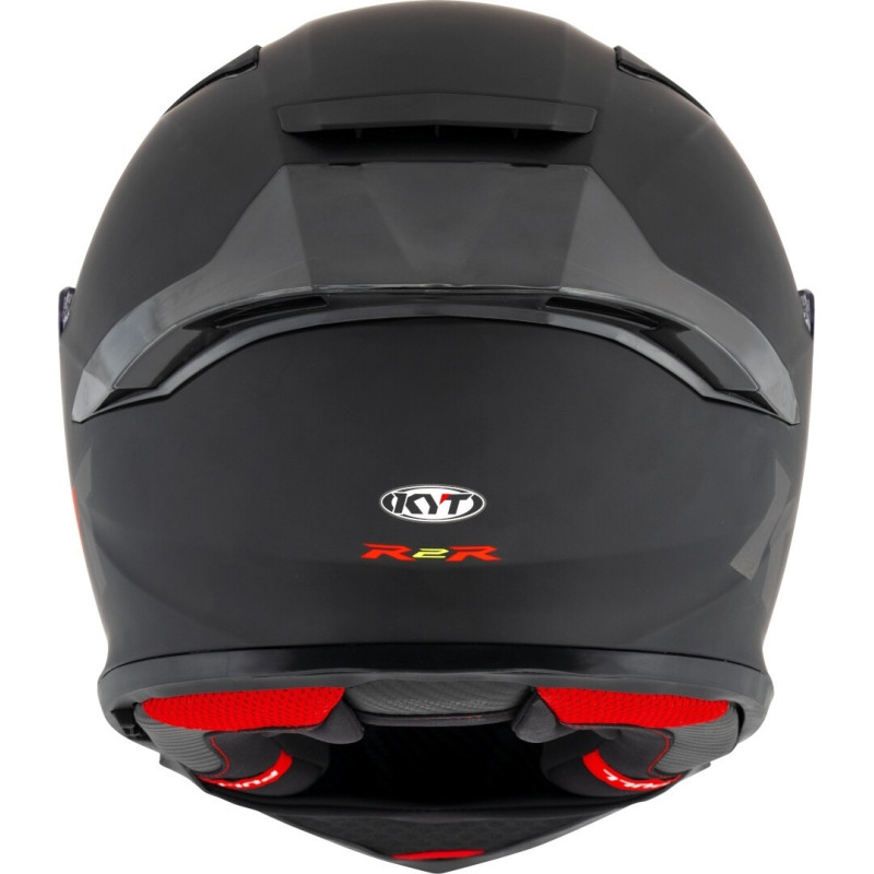 CAPACETE KYT R2R PLAIN - PRETO