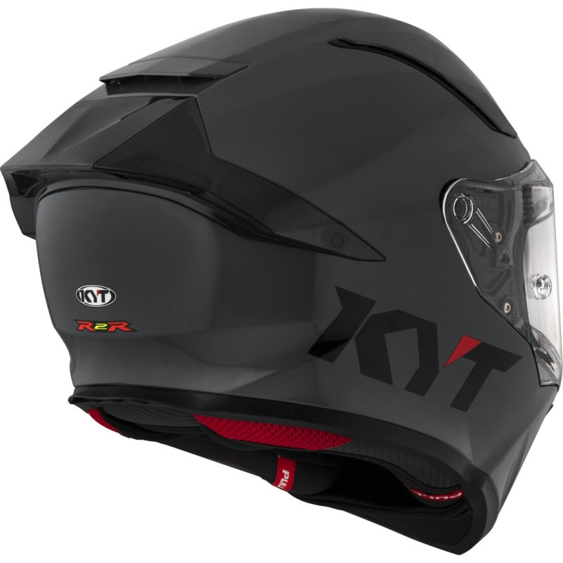 CAPACETE KYT R2R PLAIN - CINZENTO