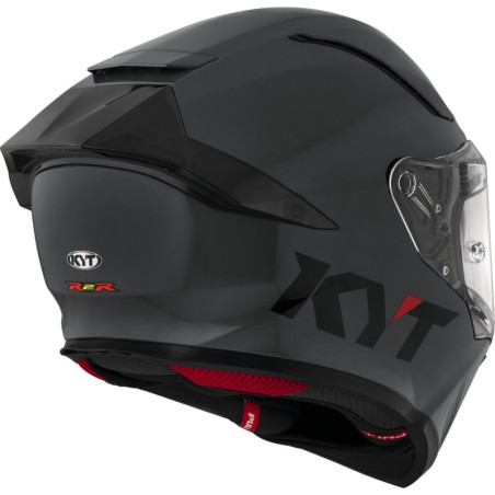 CAPACETE KYT R2R PLAIN - CINZENTO
