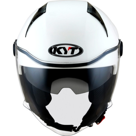 CAPACETE KYT D-CITY PLAIN - BRANCO
