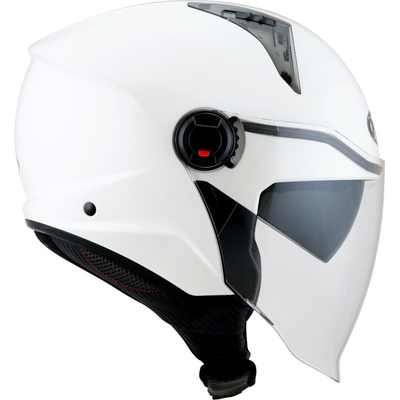 CAPACETE KYT D-CITY PLAIN - BRANCO