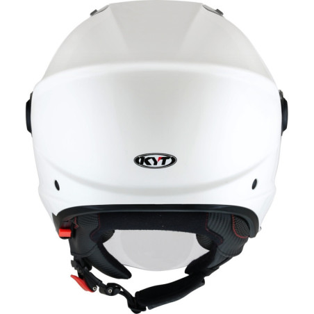 CAPACETE KYT D-CITY PLAIN - BRANCO