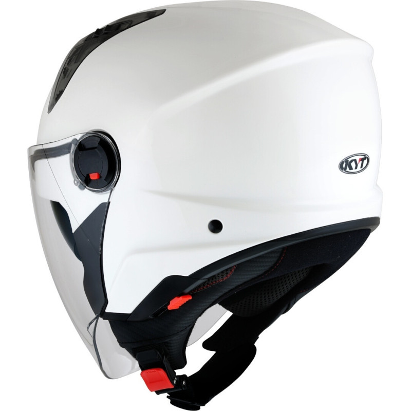 CAPACETE KYT D-CITY PLAIN - BRANCO