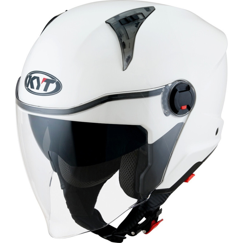 CAPACETE KYT D-CITY PLAIN - BRANCO