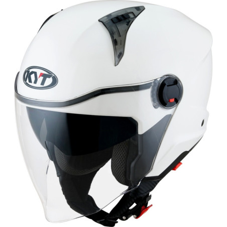 CAPACETE KYT D-CITY PLAIN - BRANCO