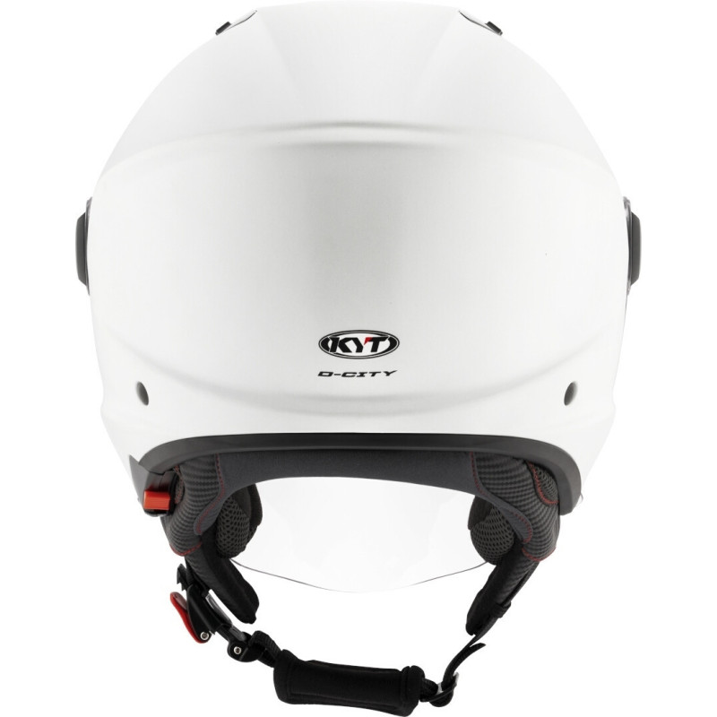 CAPACETE KYT D-CITY PLAIN - BRANCO MATT