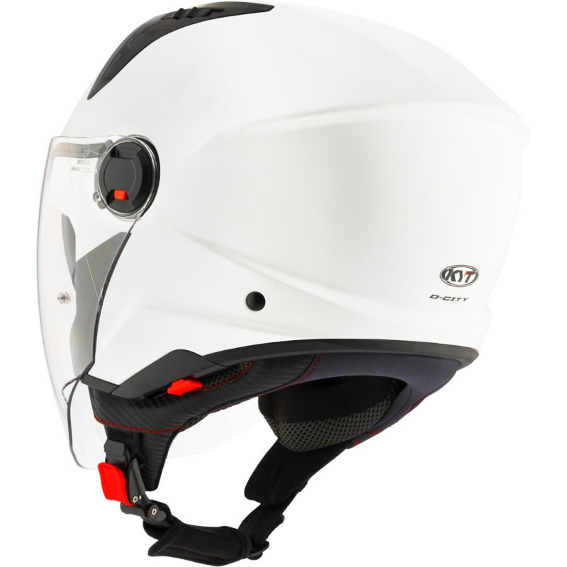 CAPACETE KYT D-CITY PLAIN - BRANCO MATT