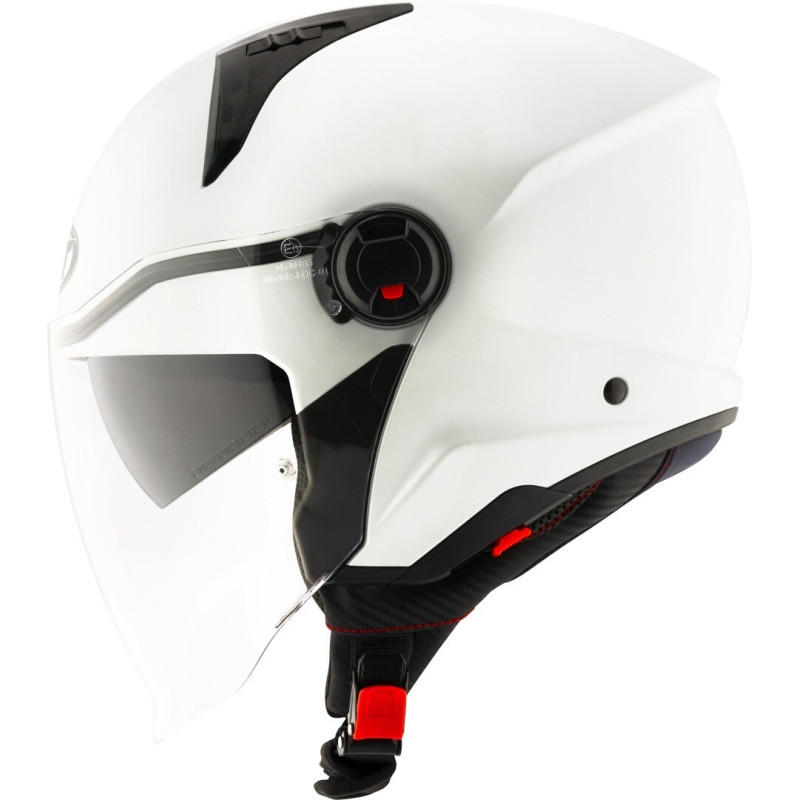 CAPACETE KYT D-CITY PLAIN - BRANCO MATT