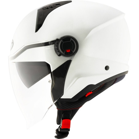 CAPACETE KYT D-CITY PLAIN - BRANCO MATT