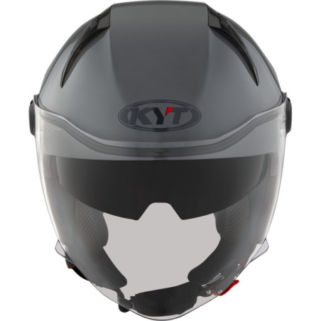 CAPACETE KYT D-CITY PLAIN - CINZENTO